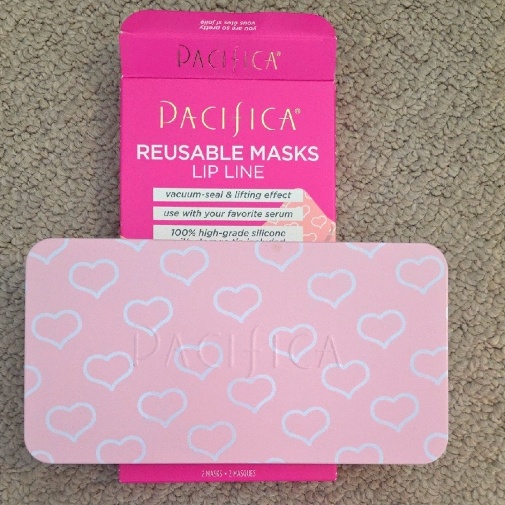 Pacifica Pink Heart Reusable Lip Masks 💖